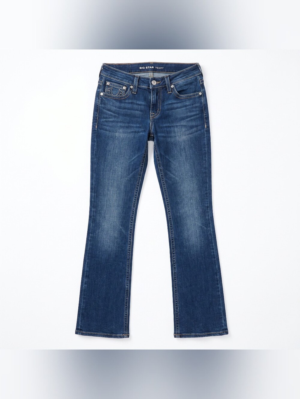 Y2K Big Star Dark Blue Remy Bootcut Leg Jeans